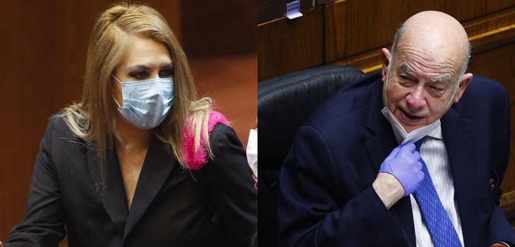 Senador Insulza y Pamela Jiles