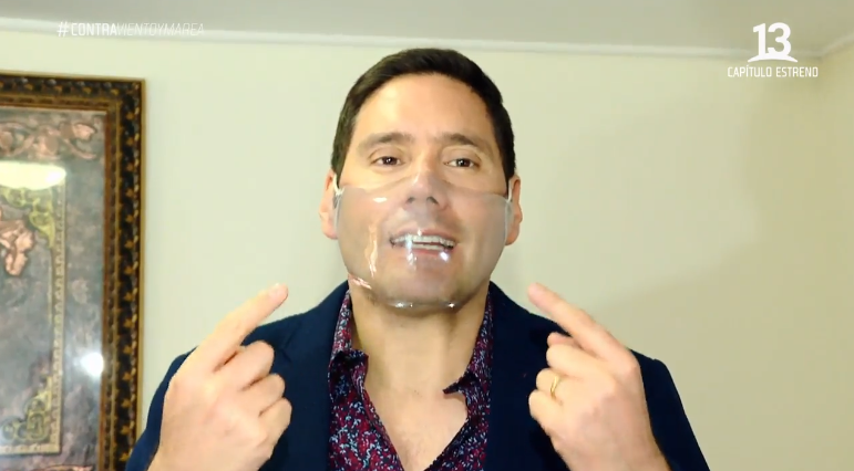Francisco Saavedra explicó por qué utilizan mascarillas transparentes en 'Contra Viento y Marea'
