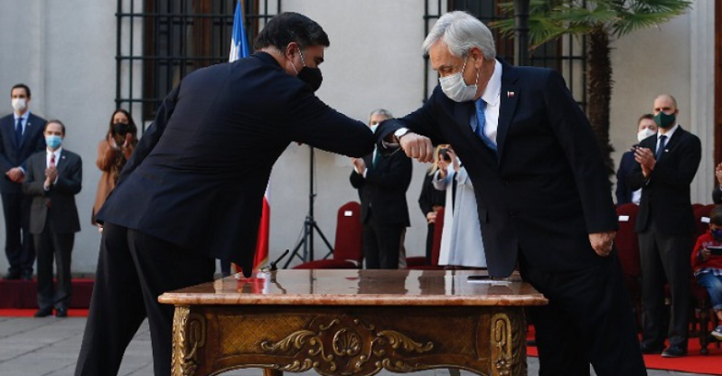 Presidente Piñera y Mario Desbordes