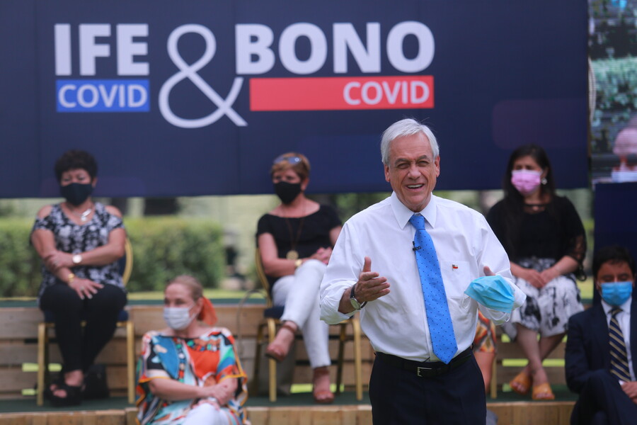 Piñera anuncia entrega de 3 bonos para afectados por pandemia: beneficiará a 3,2 millones de hogares