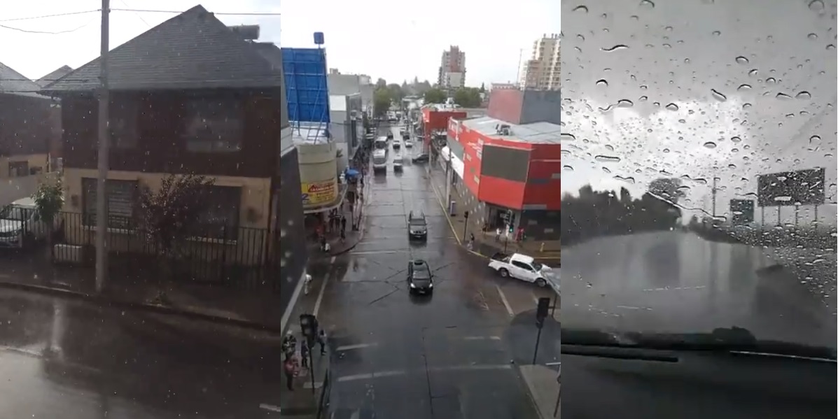 Granizos y tormenta eléctrica con 33°C: el curioso evento meteorológico que se registró en Ñuble