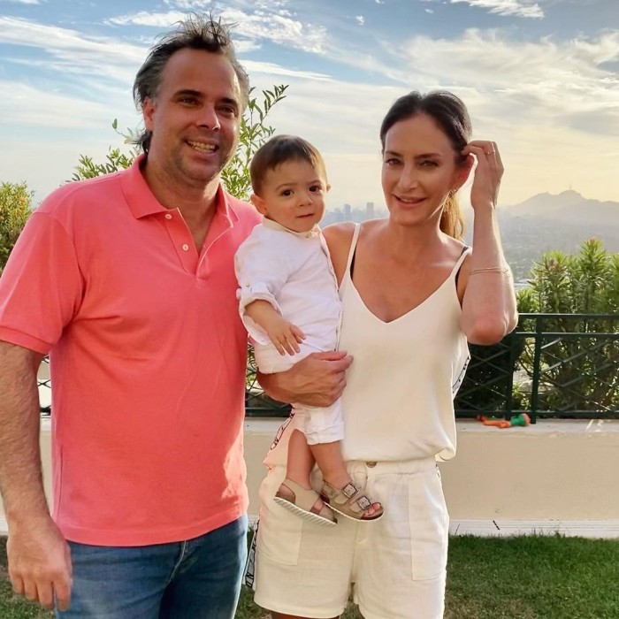 Fernando González y su familia