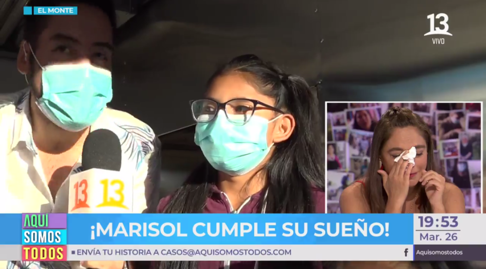 Aquí Somos Todos: Ángeles Araya y Macarena Tondreau se quebraron tras importante donación para madre