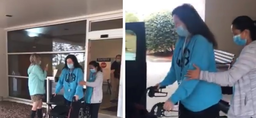 Paciente milagrosa: mujer contagiada por COVID-19 despertó del coma justo antes de ser desconectada