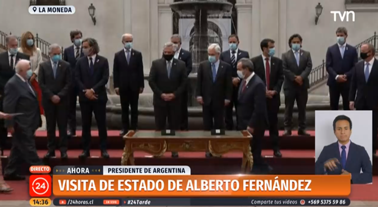 El lapsus que se vivió en ceremonia con presidente Fernández a causa de Enrique Paris