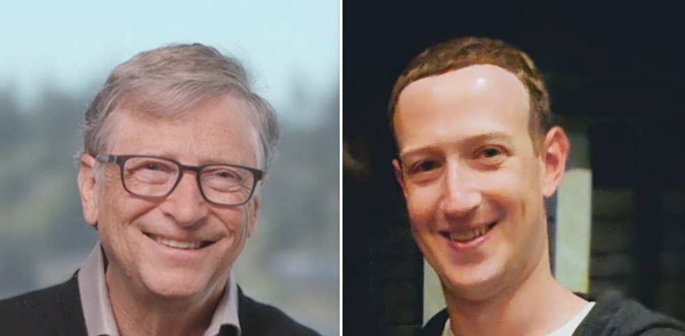 Bill Gates y Mark Zuckerberg regla 5 horas
