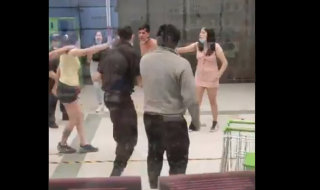 Dos guardias heridos y un detenido deja riña en supermercado Tottus de Colina