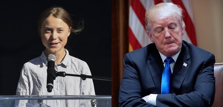 Greta Thunberg dedicó irónico mensaje a Trump tras salida de la Casa Blanca