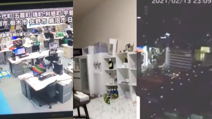 Los impactantes registros que dejó el terremoto 7.1 que sacudió a Japón