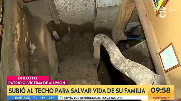Hombre tuvo que subir con su familia al techo de su casa para salvarse de aluvión: Pangal lo ayudó