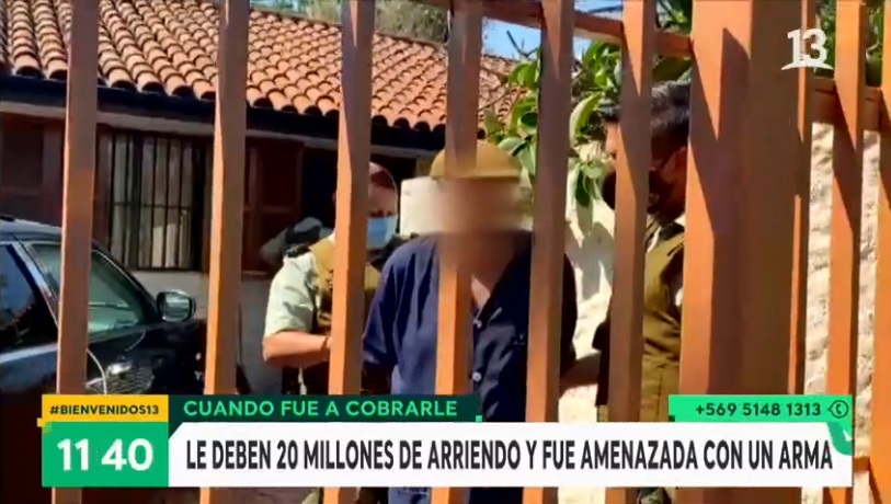 detenido por amenaza