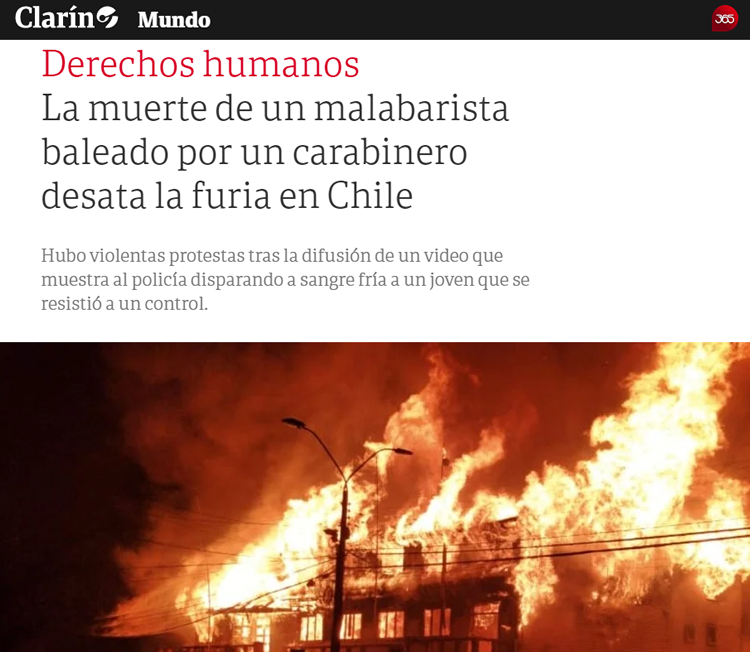 portadas internacionales por muerte de malabarista