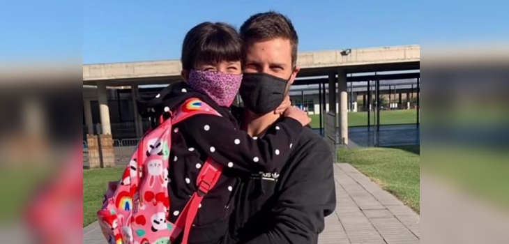 JP Cretton lamentó no poder acompañar a su hija en su primer día de clases: 