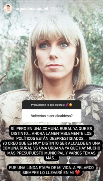 Raquel Argandoña | Instagram