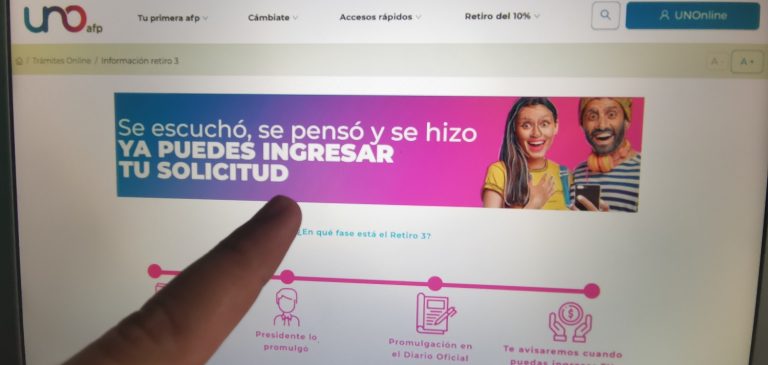 Tras adelantarse: Super. de Pensiones ordenó a AFP Uno suspender solicitudes de tercer retiro