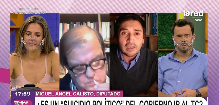 Francisco Vidal fue acusado en vivo por animadores de Hola Chile: “Me retaron porque estaba fumando”