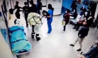 Video muestra violento incidente en Hospital de Chillán