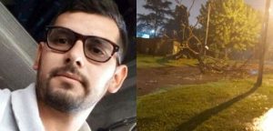 Padre muere aplastado tras intentar salvar a su hijo de tres años: le cayó un árbol encima
