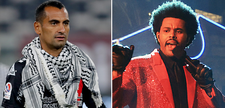 Jugadores de Palestino generan reacción en The Weeknd