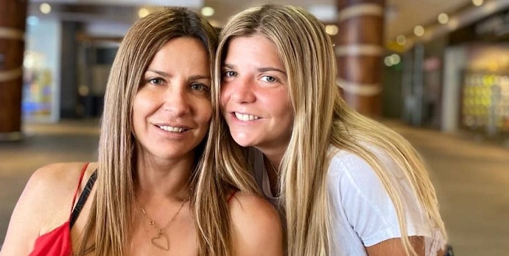 Savka Pollak se despidió de su hija mayor
