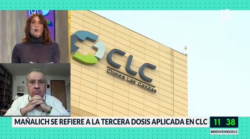 Jaime Mañalich en el Bienvenidos.