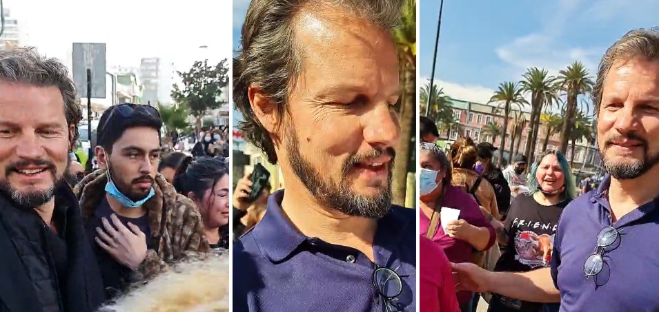 En Viña y Santiago: 'Dr. File' realiza campaña política sin mascarillas ni distanciamiento social