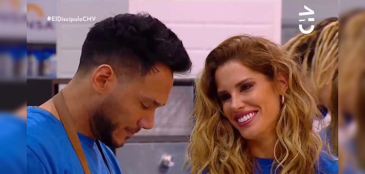 Iván Cabrera y su coqueta actitud con Gala Caldirola en El Discípulo del Chef: 