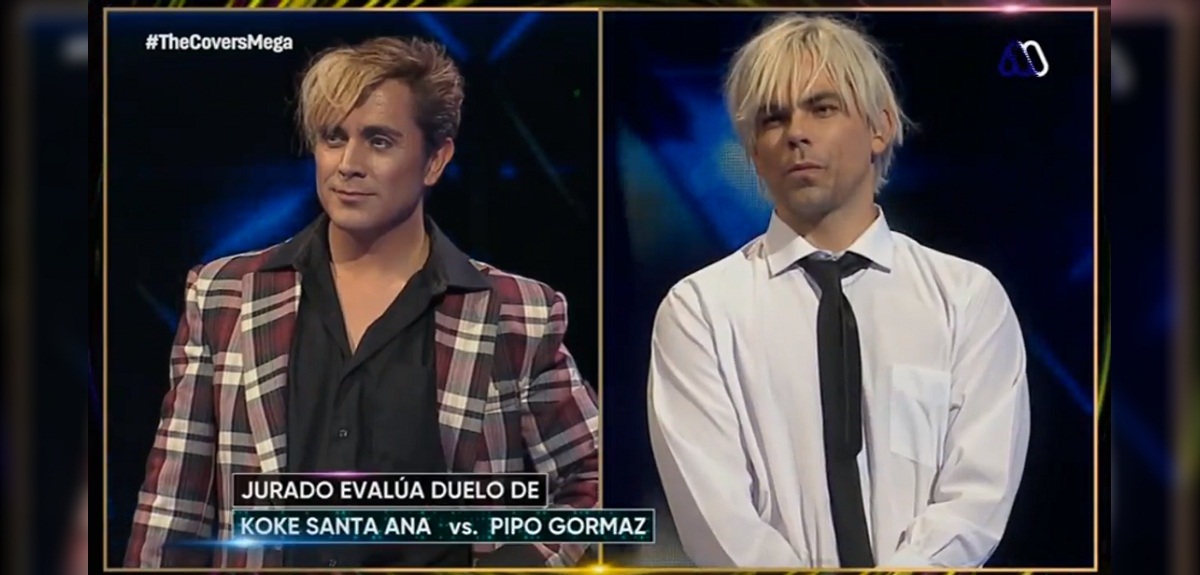 Looks de Pipo Gormaz y Koke Santa Ana generaron insistente comparación de televidentes de The Covers