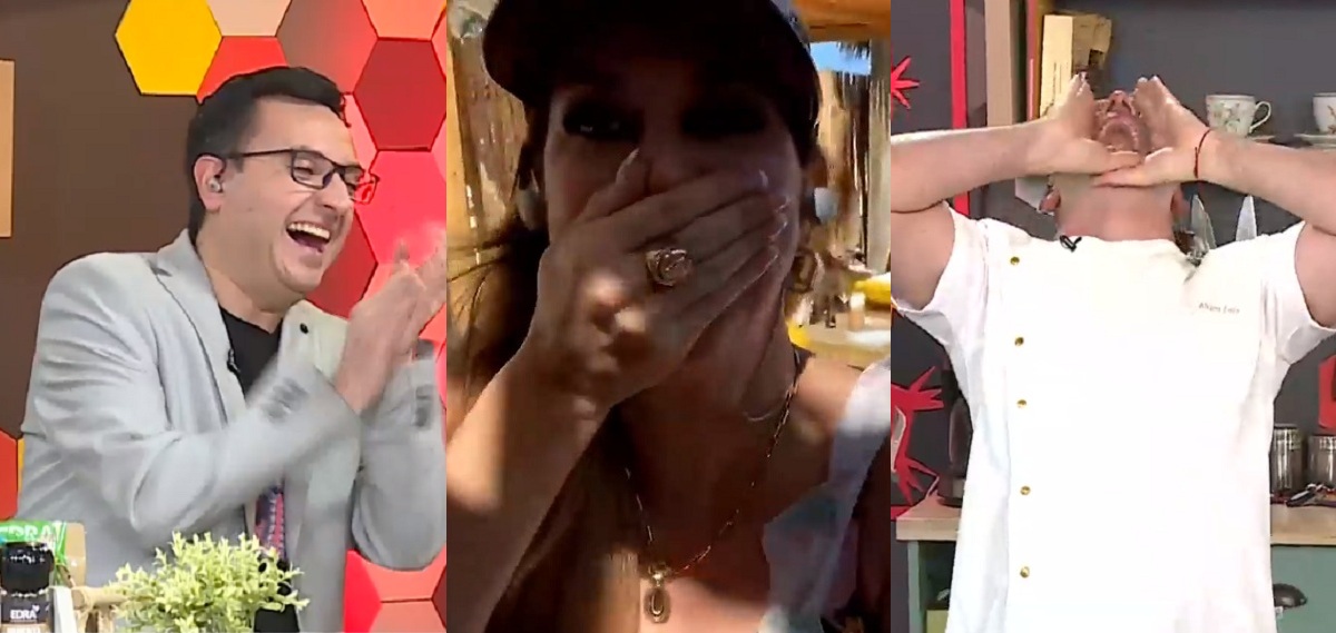 Flaviana Seeling sufrió fail con micrófono abierto en programa de TV+: garabateó a sus compañeros