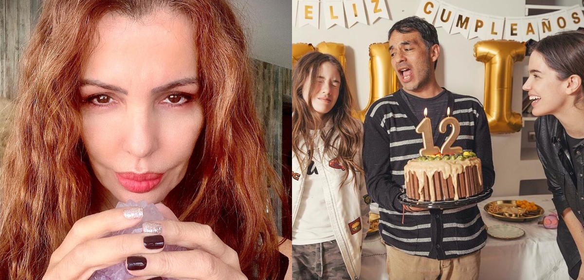 Cumpleaños de Julieta, hija de Alvaro López y Millaray Viera: Mónica Aguirre le envió saludo