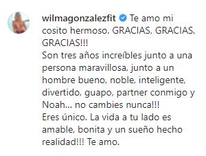 Wilma González | Instagram