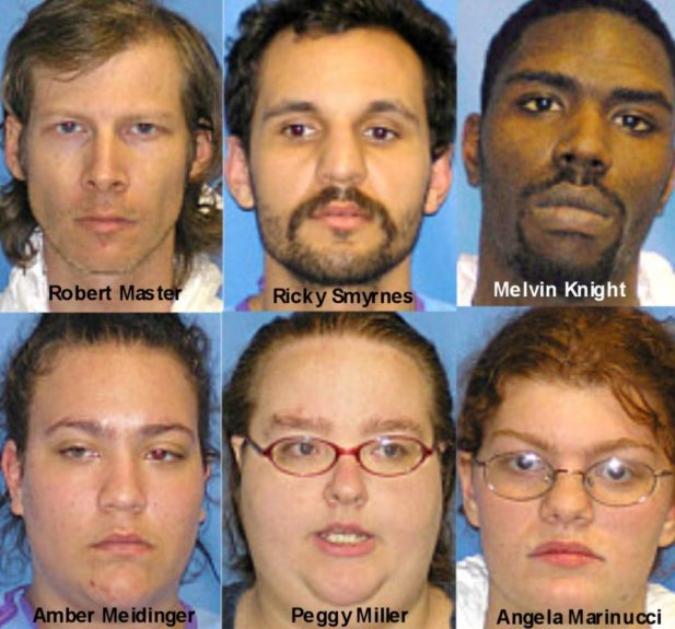 Captura | La imagen de los 6 criminales