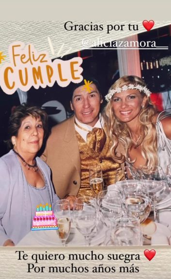 Cumpleaños de mamá de Iván Zamorano