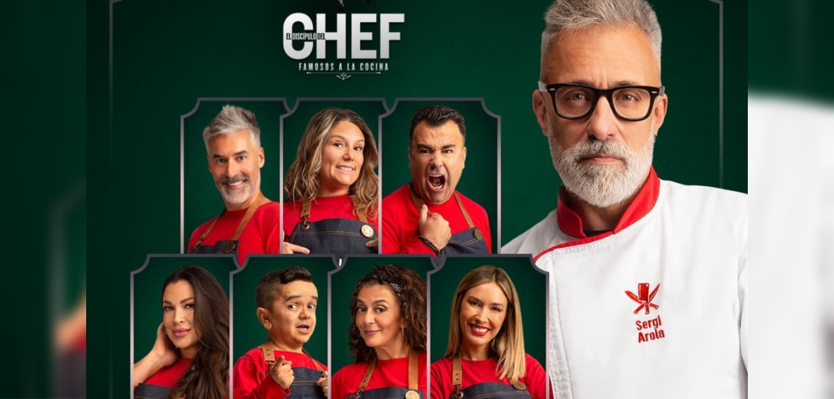Sergi Arola y su nuevo equipo en 'El Discípulo del Chef': 