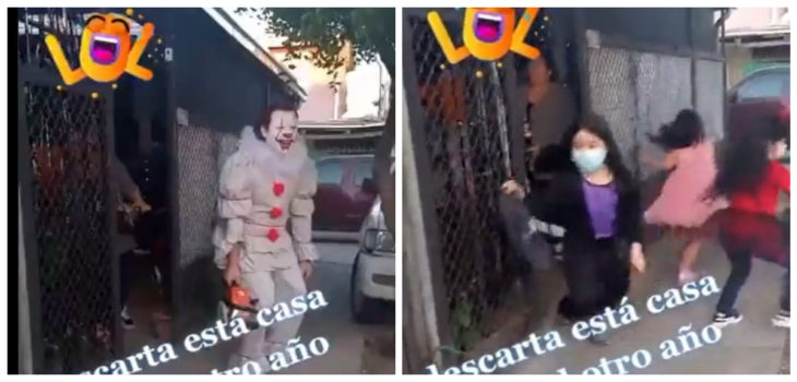 Video de Halloween generó opiniones divididas en las redes sociales: “Midan sus bromas”
