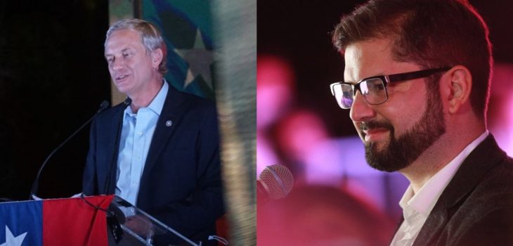 José Antonio Kast y Gabriel Boric a segunda vuelta