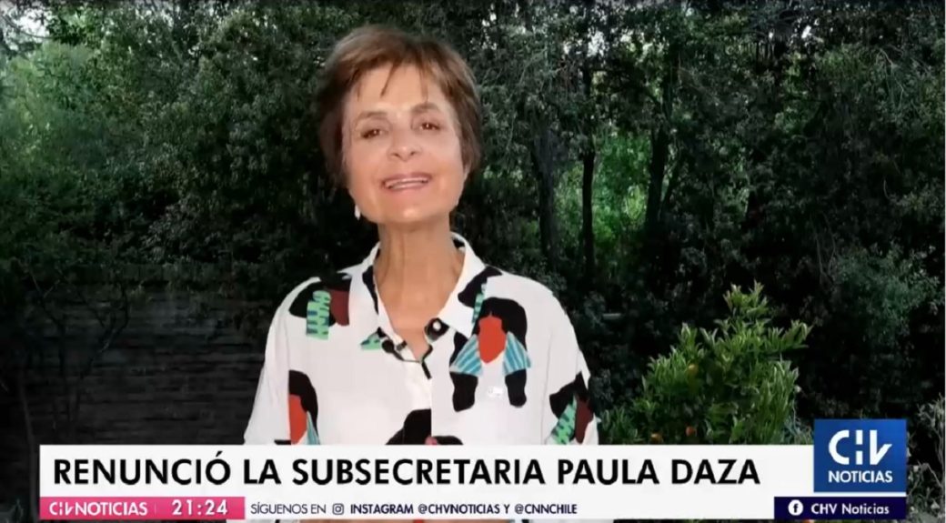 Renuncia Paula Daza