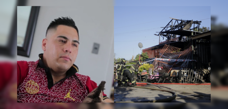 El desolador relato de padre que perdió a su hija y pareja en incendio en Cerro Navia: “No pude rescatarlas”