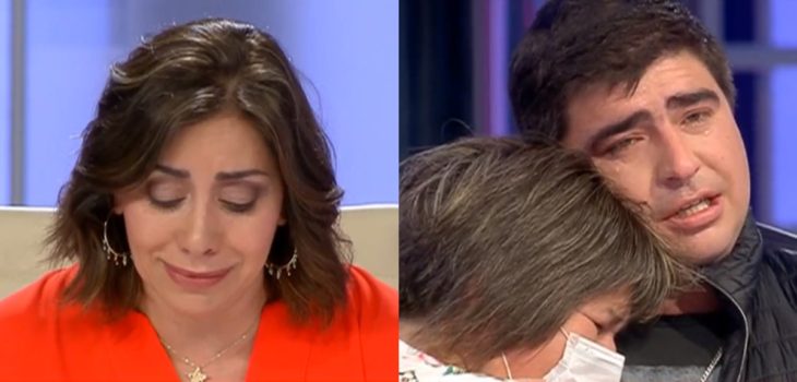 Carmen Gloria lloró tras emotivo reencuentro de madre e hijo luego de 25 años