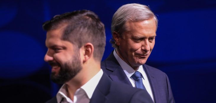 Gabriel Boric y José Antonio Kast