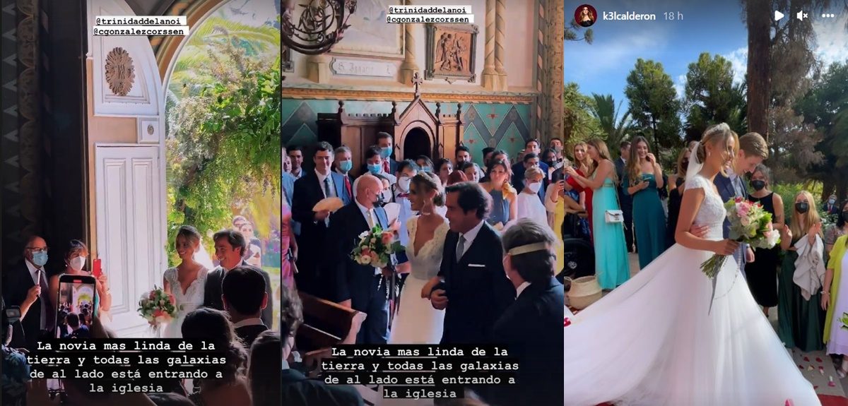 Kel Calderón compartió bellas postales del matrimonio de Trinidad de la Noi: "Estoy en Disney"