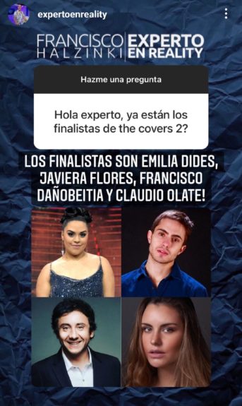 Finalistas The Covers 2
