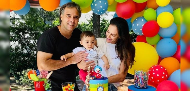 Fernando González y Luciana Aymar celebraron el segundo cumpleaños de su hijo Félix