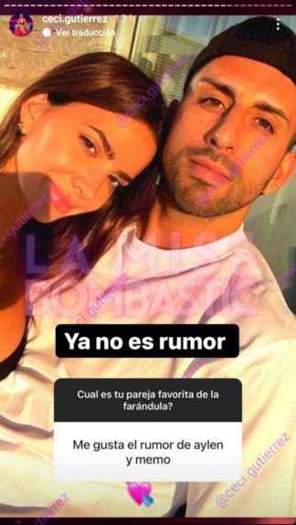 Aylén Milla y Guillermo Maripán confirman su romance con tierna postal