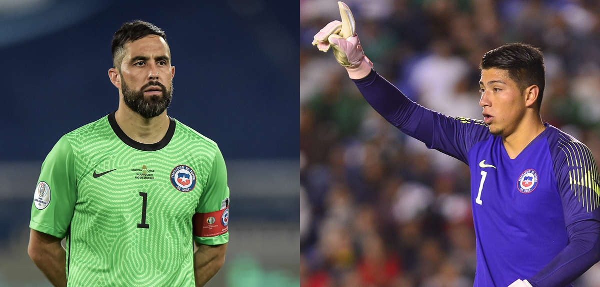 Brayan Cortés recibió felicitaciones de Claudio Bravo