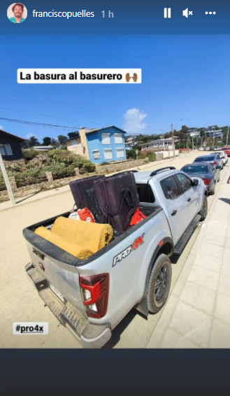 Francisco Puelles realizó fuerte descargo en contra de los que ensucian las playas: “Gente basura”