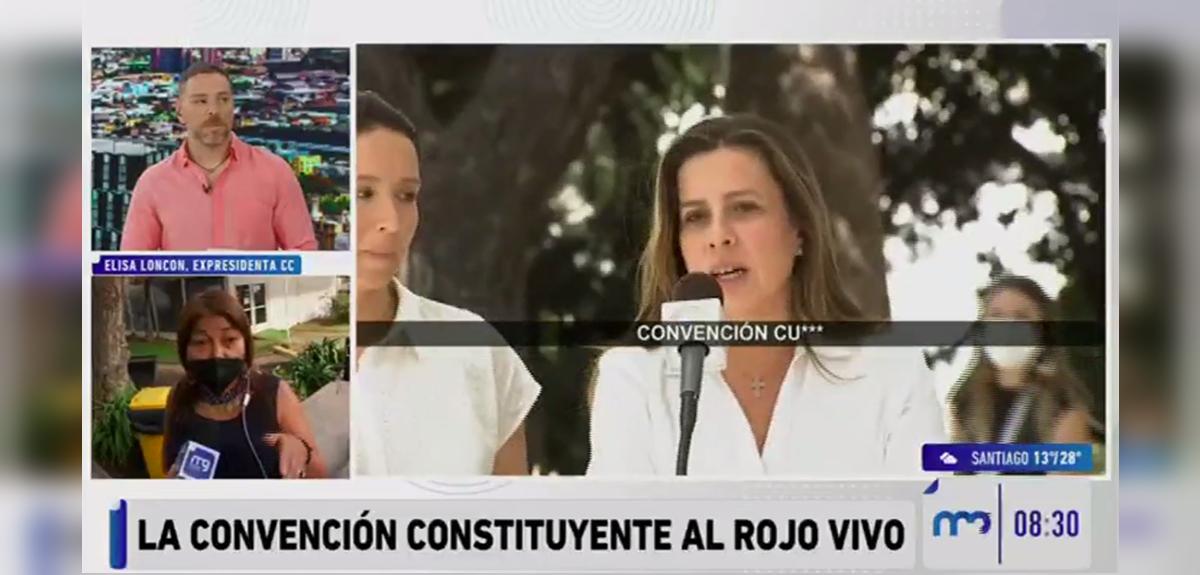 Elisa Loncon lanzó reflexión crítica sobre los medios de comunicación en Mucho Gusto: Neme respondió