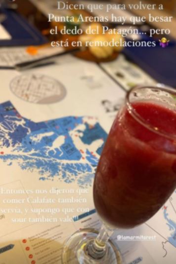 Macarena Pizarro de vacaciones con Humberto Sichel en Punta Arenas