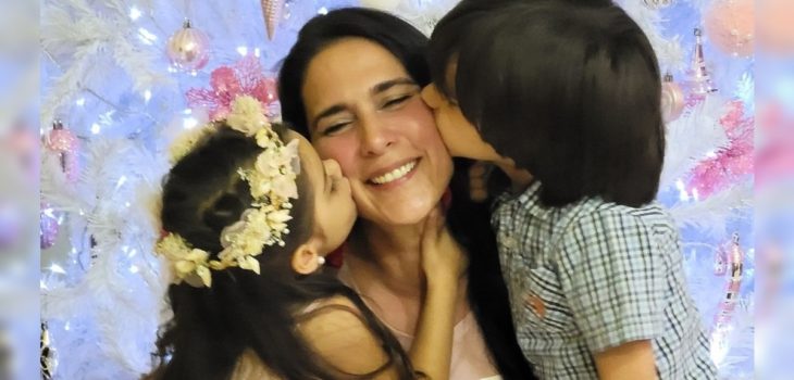 Mey Santamaría enterneció en redes con registro de su hija Mía