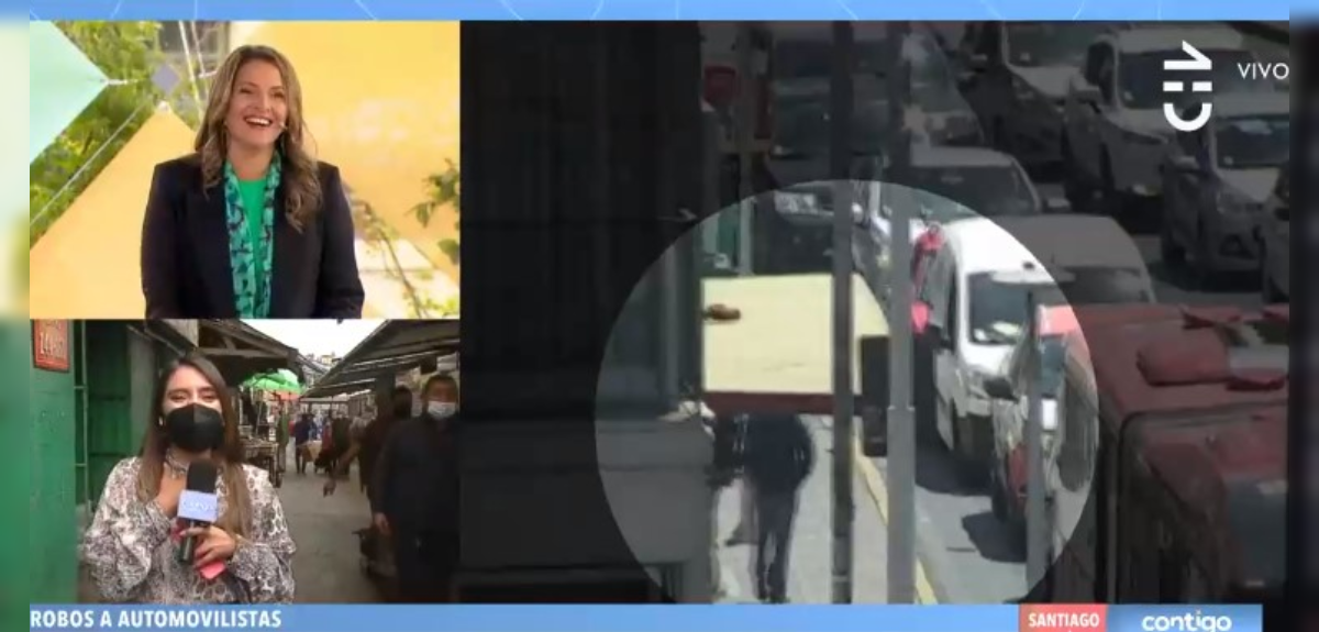 Periodista de CHV intentó contener la risa tras divertido chascarro en vivo: 